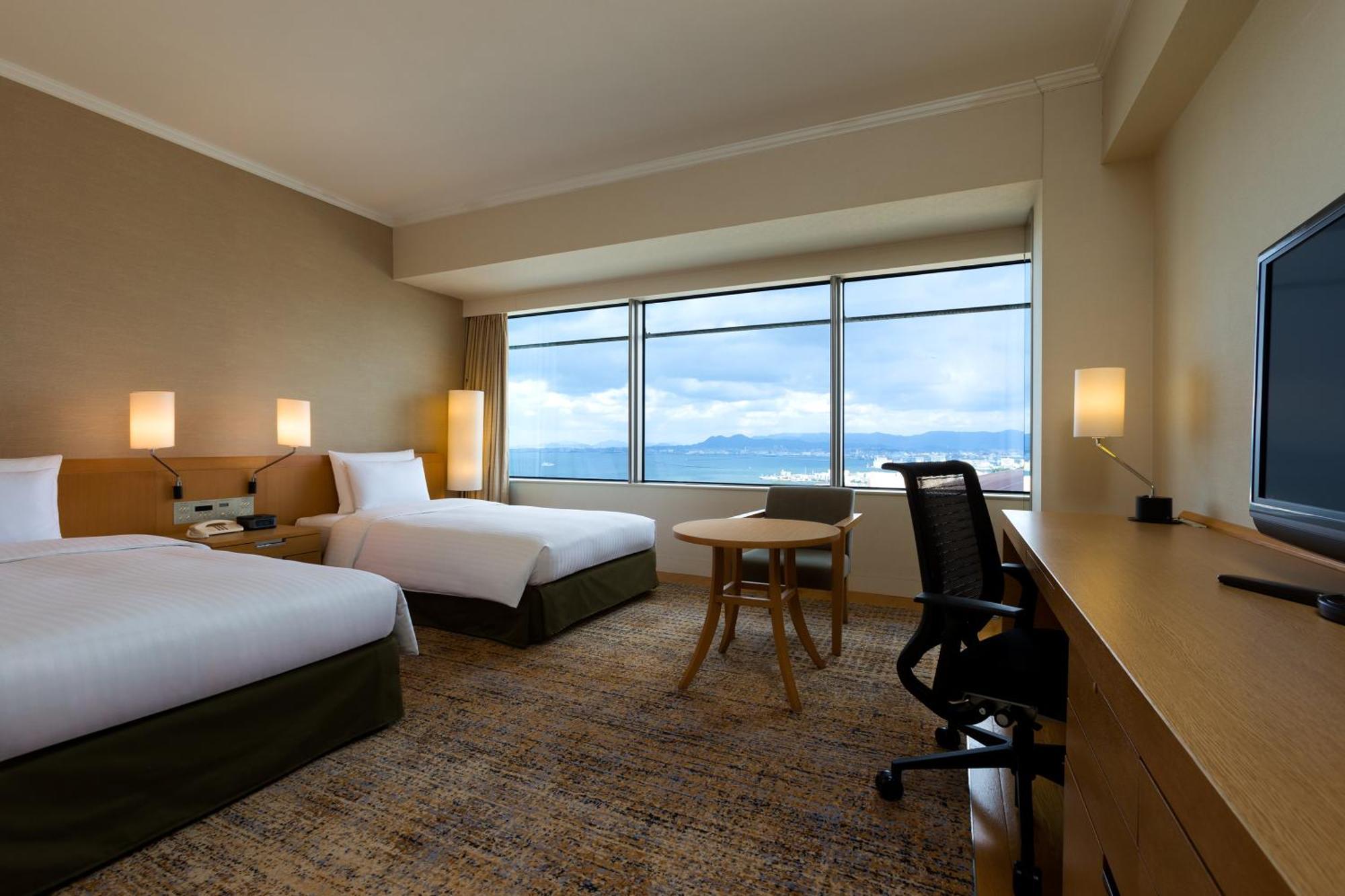 Hotel Hilton Fukuoka Sea Hawk Exterior foto
